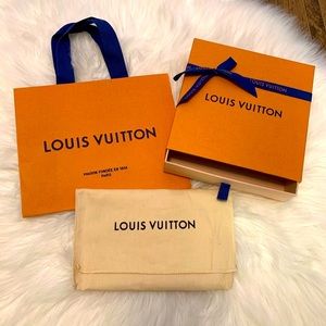 Louis Vuitton Shopping Bag, Box & Dust Bag Set